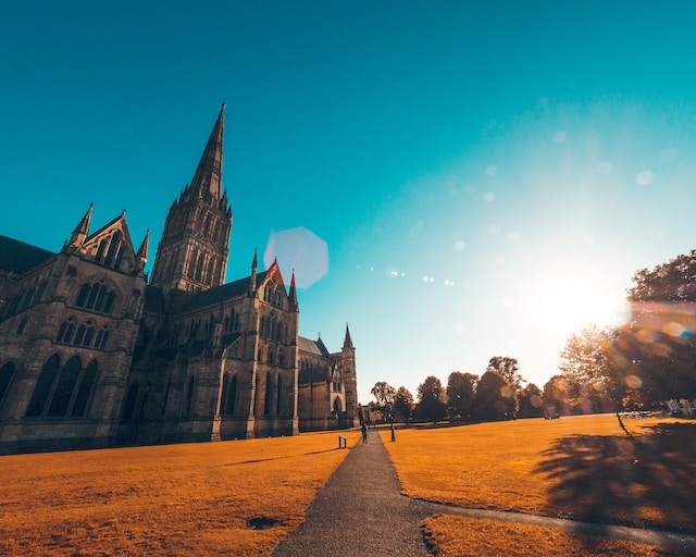 "Panoramic cityscape of Salisbury, showcasing its architectural heritage and natural beauty."